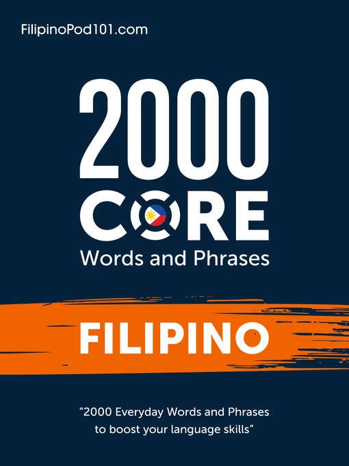 Cover image for 2000 Core Words and Phrases: Filipino